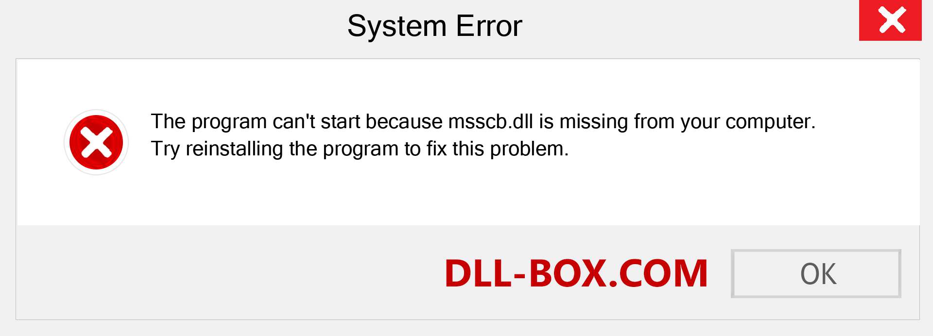  msscb.dll file is missing?. Download for Windows 7, 8, 10 - Fix  msscb dll Missing Error on Windows, photos, images